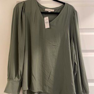 New Loft long sleeve blouse